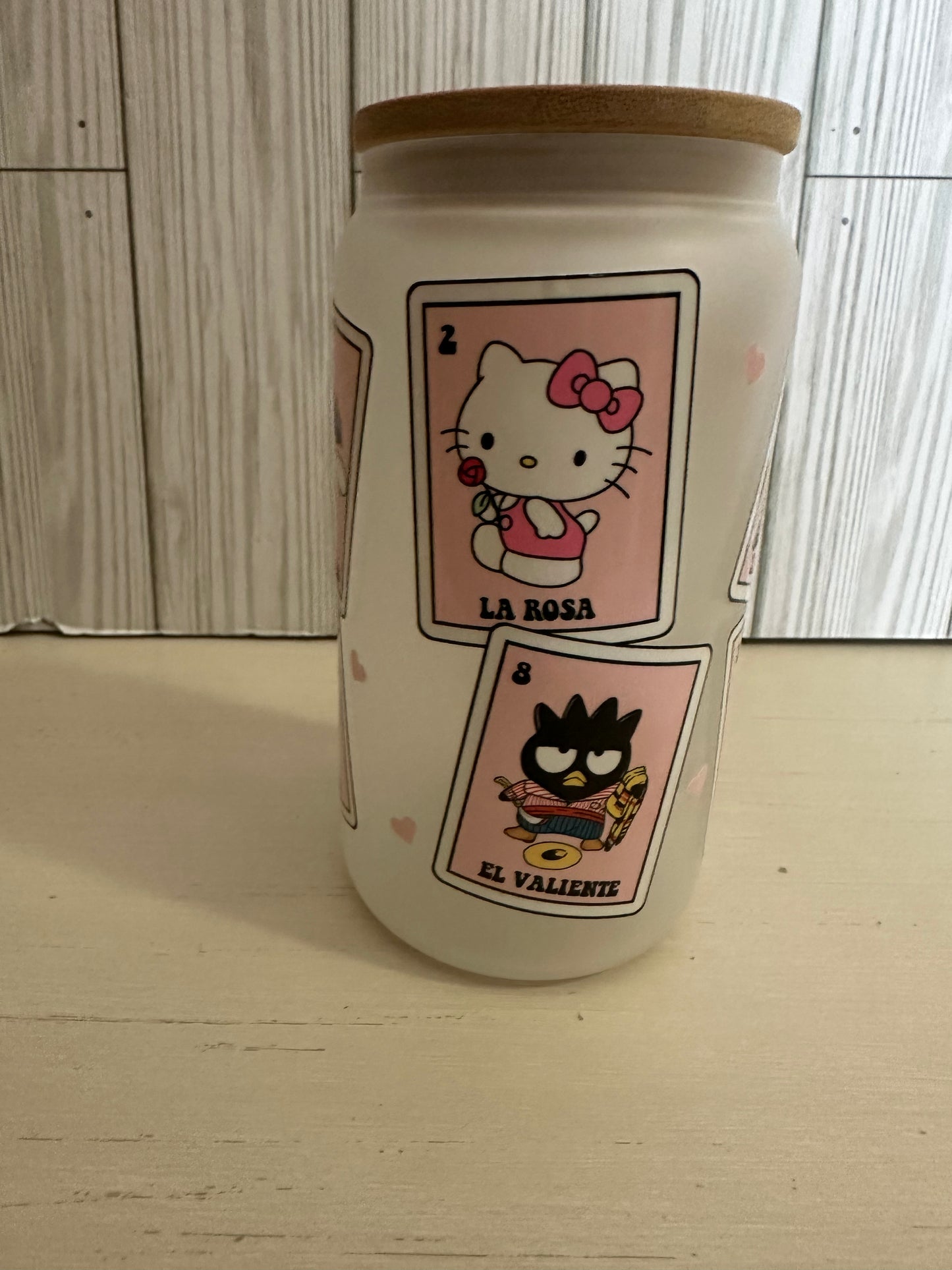 Sanrio Loteria  Frosted Glass