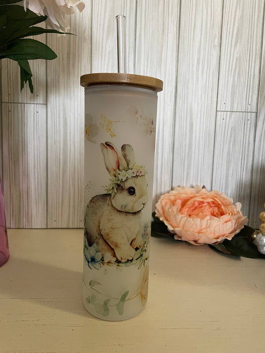 Floral BunnyTumbler