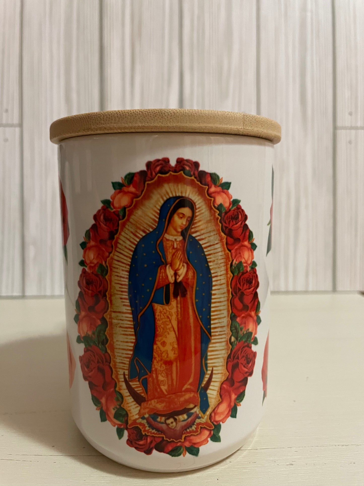 Virgen de Guadalupe Coffee Cup