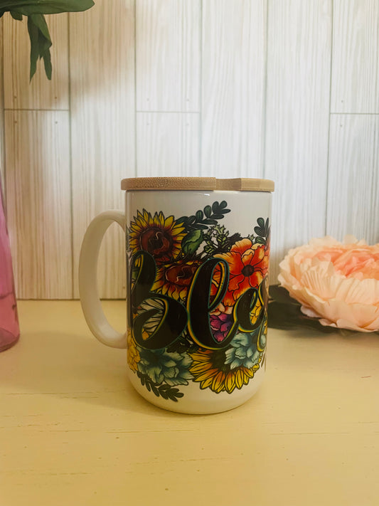 Blessed Floral Mug